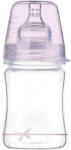 LOVI Шише Lovi - Baby Shower, стъклено, 150 ml, 0м+, розово (74/104g) - ozone