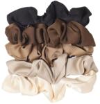 SOHO Szatén Scrunchie Szett Braun Mix Női