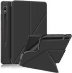  Origami Smart Case mappa tok érintőceruza tartóval Samsung Galaxy Tab S7 Plus / Tab S7 FE / Tab S8 Plus fekete (SP111850)
