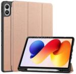 Gigapack Poco Pad M1 / Redmi Pad 2 Pro GIGAPACK Tok álló, bőr hatású aktív FLIP, ceruza tartó, ROZÉARANY (GP-179087) (GP-179087)