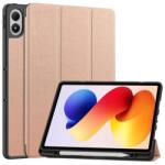 Gigapack tok álló bőr hatású (aktív flip oldalra nyíló trifold asztali tartó) xiaomi redmi pad 2 pro rozéarany (GP-179087)
