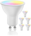 Aigostar B. V. 6 darabos LED RGBW fényerőszabályozható izzó szett MESH GU10/6, 5W/230V 2700-6500K - Aigostar 8433325325701 (AI2323)
