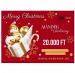  ENBShop Ajándékutalvány 20.000 Ft - Merry Christmas - Piros design (ENB20AUMCP)