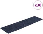 vidaXL 30 db szürke kék lépcsőszőnyeg öntapadós téglalap alakú 3365726 (3365726)