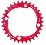 a2Z Narrow Wide (BCD: 104) 4 furatos szimmetrikus lánctányér piros 30T