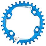 Funn Lánctányér Solo NW 96 4 furatos aszimmetrikus 34T kék