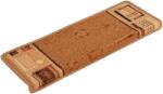 vidaXL 5 db bézs öntapadó lépcsőszőnyeg 65x21x4 cm 1.15 kg 149840 (149840)