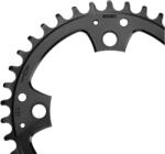 KMC Lánctányér 38T offset: 3mm BCD104 AL7075 Black