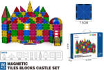 Mamido Set de construcție magnetic colorat 86 piese MT1475 Jucarii de constructii magnetice