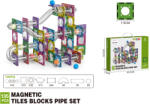 Mamido Set colorat de construcție magnetică pentru șine cu bile, 135 de piese MT1467 Jucarii de constructii magnetice