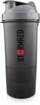 StormRed Shaker tárolórekesszel, 500 ml, fekete (SPTgom003)