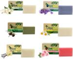 Olive Plus Set 6 Sapunuri OlivePlus, cu ulei de masline natural si aroma de vanilie, trandafir, iasomie, lavanda, musetel, 6x100 g (5200387005550)