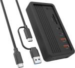  ICY BOX IB-DK4072M-CU31 10in1 Univerzális USB-C Laptop dokkoló Állomás 100 Watt (611854)