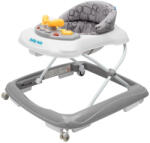  Gyerek bébikomp Baby Mix kormánykerékkel szilikon kerekek sötétszürke