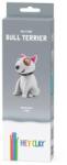  Gyurma klt. , Hey Clay, bullterrier, 3 tégely, 7x22 cm dob