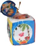  Bébi csörgõs, kocka, textil, évszakos 7x7 cm zacsk
