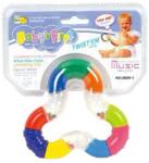  Bébi csörgõ, tekerõs, 14x14 cm lapon