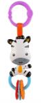  Bébi csörgõ, activity, zebra, akasztóval, 14x26 cm lapon