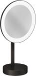 Kludi Vela R oglindă cosmetică 20.2x35.5 cm rotunde cu iluminare negru 58995N2F (58995N2F)