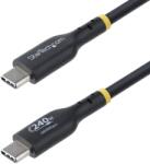 StarTech USB2EPR3M USB-C Apa - USB-C Apa 2.0 Adat és Töltő Kábel - Fekete 3m