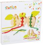 Cubika 14811 Fructe - set de 3 jucării de dantelă din lemn - 6 elemente din lemn, 3 șireturi (MA1-14811)