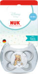 Nuk Силиконова залъгалка NUK - Perfect Match Air, Сива, Мечо Пух, 0-6 m (10175362)
