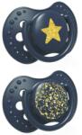 LOVI Силиконови залъгалки Lovi - Stardust, 18m +, 2 броя, Сини (22/895_blu)