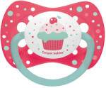 Canpol Силиконова залъгалка Canpol - Cupcake, Розова, 0-6 m (23/282_pin)