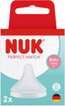 Nuk Силиконови биберони за шише NUK - Perfect Match, размер XL, 6+ m, 2 броя (10124035)