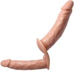 LyBaile Двоен пенис колан - Strap On "AMES FLESH" 18 x 15 см