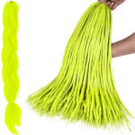  Synthetic hair braids - neon