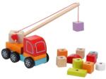 Cubika 13982 Автокран с магнит - дървен пъзел 14 части (1-13982)