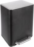Orion Черно кошче за боклук с педал от неръждаема стомана 6 l Black - Orion (731730)
