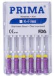 Prima Ace Endodontice Kerr K-Files, Nr. 10 Mov, 25 mm, pentru Canal Radicular, Prima, 6 Bucati (VTR-0629-10-MOV)