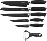 BLAUMANN 6 részes késkészlet fekete (BL-5121)