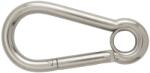 Osculati Carabiner Stainless Steel With Thimble 10 mm 100 mm Карабина (<![CDATA[09.186.10]]>)