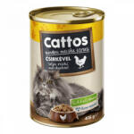 Cattos nedves macskaeledel csirke - 415g