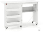 Timeless Tools Összecsukható varrógépasztal töltőállomással fehér