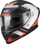 MT Helmets MT Braker SV Inception B5 zárt motoros bukósisak matt fekete-szürke-piros