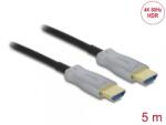 Delock Cablu optic activ HDMI 4K60Hz HDR T-T 5m, Delock 84959 (84959)