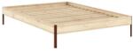 Karup Design Natúr színű borovi fenyő franciaágy ágytámla nélkül, ágyráccsal 140x200 cm Core - Karup Design