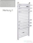 Radeco ARIA A5-600/2 1250x635 törölközőszárítós radiátor, MERKURY 1 (metál ezüst) színben (Radeco_ARIA_A5_600_2_MERKURY1)