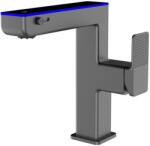 Welland FH-3623 smart mosdó csaptelep - multifunkciós fej - vízhőfok kijelző (gunmetal)