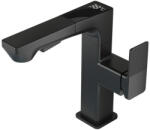 Welland FH-3423 smart mosdó csaptelep - multifunkciós fej - vízhőfok kijelző (fekete)