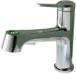 Welland FH-3127 kihúzható fejes mosdó csaptelep - vízhőfok kijelző (króm)