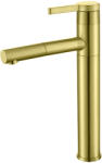 Welland FH-3366 kihúzható fejes magasított mosdó csaptelep (arany)