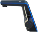 Welland FH-3433E smart mosdó csaptelep - multifunkciós fej - vízhőfok kijelző (fekete / arany)