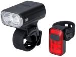 BBB Cycling BLS-265 NanoStrike 500 Combo USB-ről tölthető lámpa szett (első és hátsó), gumipántos, 500/20 lumen, fekete