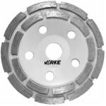 VERKE betoncsiszoló gyémánt tárcsa gyémánttárcsa csiszolókorong 125x22, 2mm Dupla V44201 (V44201)