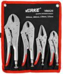 VERKE patentfogó készlet 4 részes 125mm-250mm blitzfogó satufogó V86529 (V86529)